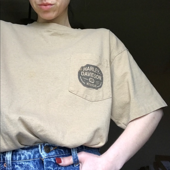 Harley-Davidson Tops - Harley-Davidson Las Vegas Pocket T Single Stitch